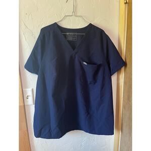 FIGS Black Scrub Top Sz 3X‎
